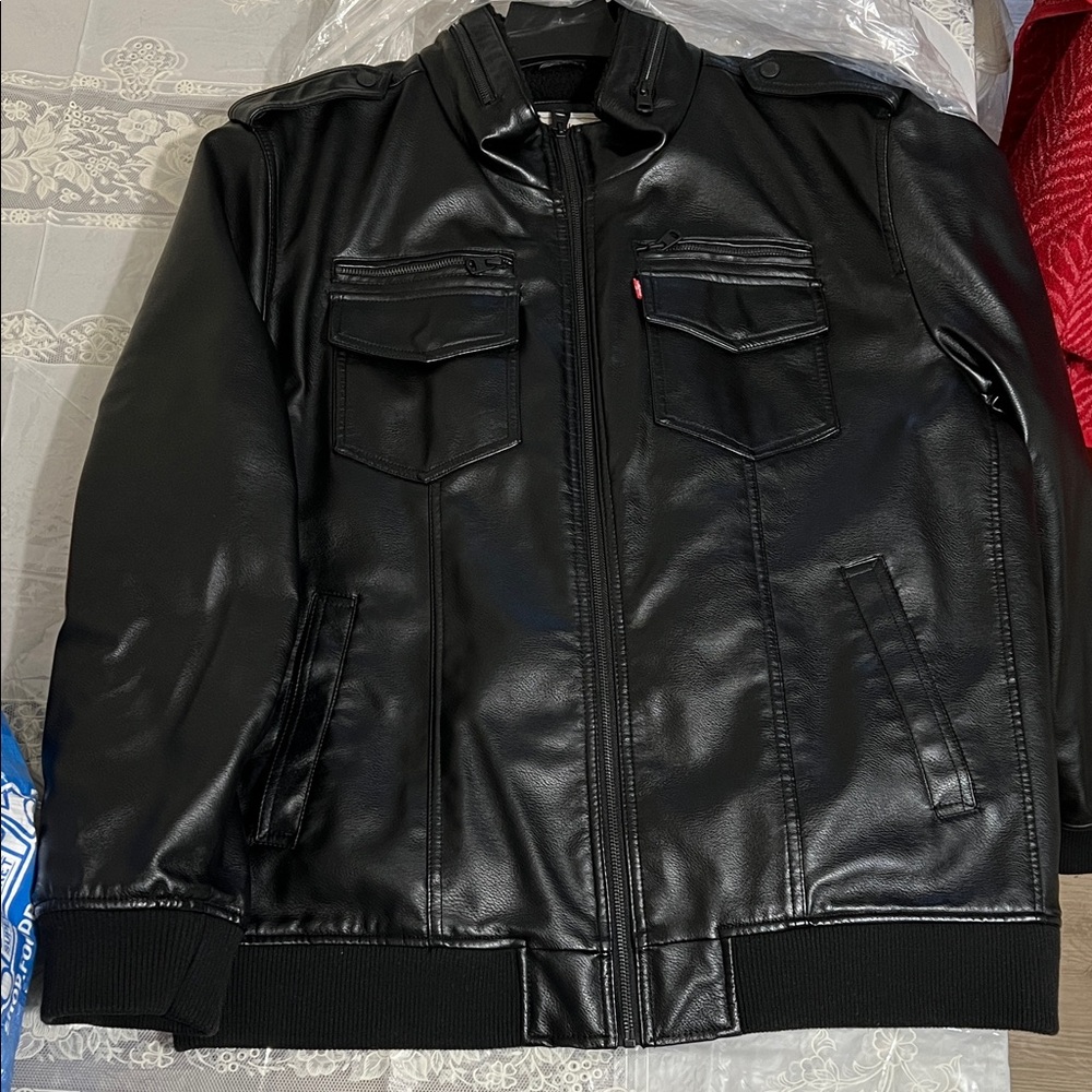 Scott Men's Sleek Black Bomber Jacket